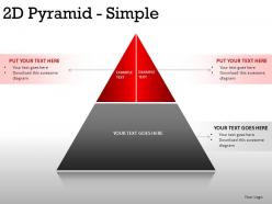 2d pyramid simple powerpoint presentation slides