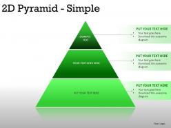 2d pyramid simple powerpoint presentation slides