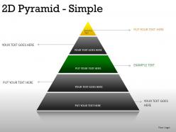 2d pyramid simple powerpoint presentation slides