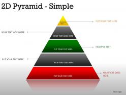 2d pyramid simple powerpoint presentation slides