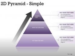 2d pyramid simple powerpoint presentation slides