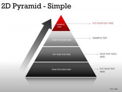 2d pyramid simple powerpoint presentation slides