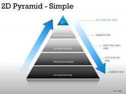 2d pyramid simple powerpoint presentation slides