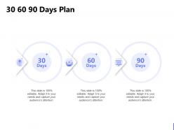 30 60 90 days plan c1218 ppt powerpoint presentation icon diagrams