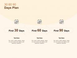 30 60 90 days plan management l1073 ppt powerpoint presentation images