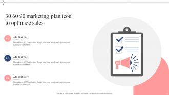 30 60 90 Sales And Marketing Plan Powerpoint Ppt Template Bundles