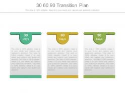 30 60 90 transition plan powerpoint templates