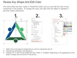 3 piece puzzle circular diagram arranged side by side