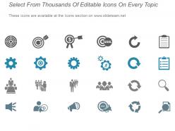 3 steps of two pillars icon powerpoint presentation