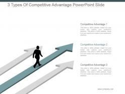 3 types of competitive advantage powerpoint slide