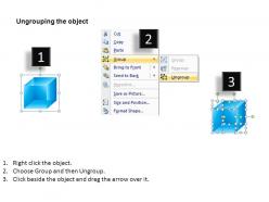 3d cubes broken 1 powerpoint presentation slides db