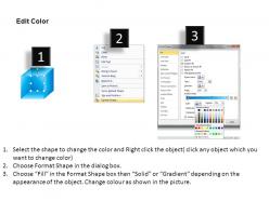 3d cubes broken style 1 powerpoint presentation slides