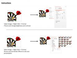 3d dart for business target strategy image graphics for powerpoint
