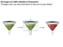 3d funnel powerpoint presentation slides