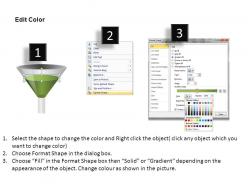 3d funnel powerpoint presentation slides
