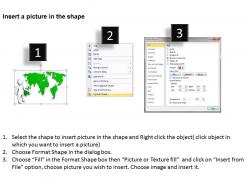 3d man showing world map pointing global issues ppt graphic icon