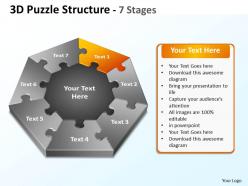 6087022 style division pie-puzzle 7 piece powerpoint template diagram graphic slide