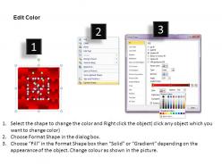 3d puzzle sixteen pieces powerpoint presentation slides