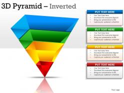 3d pyramid inverted powerpoint presentation slides