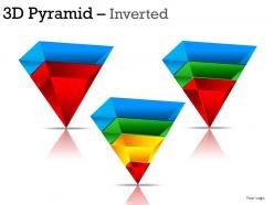 3d pyramid inverted powerpoint presentation slides