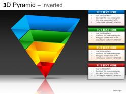 3d pyramid inverted powerpoint presentation slides db