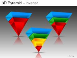 3d pyramid inverted powerpoint presentation slides db