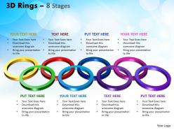 3d rings 8 stages powerpoint 67