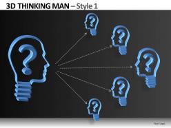 3d thinking man style 1 powerpoint presentation slides db