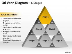 3d venn tringle diagram 6 stages 2