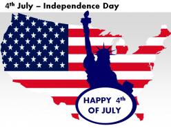 4th july independence day powerpoint presentation slides