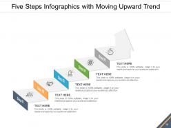 5 Steps Infographics Growth Strategy Business Success Process