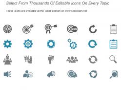 6 circular puzzle pieces for marketing research