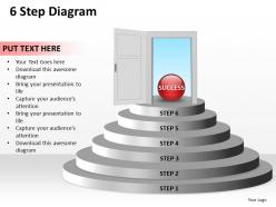 6 step diagram powerpoint slides presentation diagrams templates