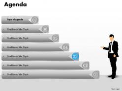 7 staged agenda process ladder diagram 0214