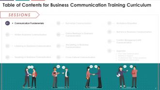 Comprehensive Training Curriculum On Business Communication edu ppt