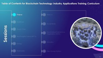 Comprehensive Training Curriculum on Blockchain Industry Applications Training Ppt