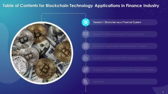 Comprehensive Training Curriculum on Blockchain in Finance Training Ppt