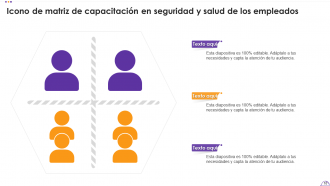 Paquetes de plantillas Ppt de PowerPoint de matriz de capacitación en seguridad