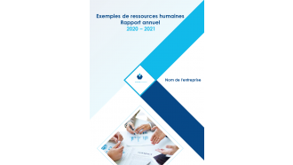 Exemple de rapport annuel sur les ressources humaines Pdf Doc Ppt Document Modèle de rapport