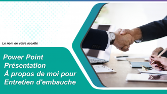 Présentation Powerpoint À propos de moi pour un entretien d'embauche Diapositives de présentation Powerpoint