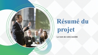 Résumé du projet Diapositives de présentation Powerpoint