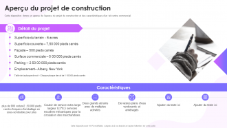 Modèles d'études de faisabilité pour différents projets Aperçu du projet de construction