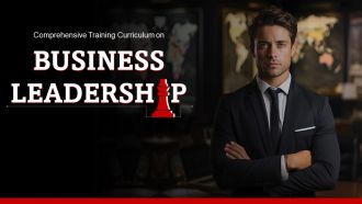 Comprehensive Training Curriculum on Business Leadership Training PPT