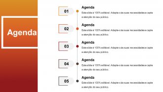 Dicas para apresentação de slides em PowerPoint da agenda