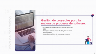 Introducción a las diapositivas de presentación de PowerPoint de mejora de proyectos de software.