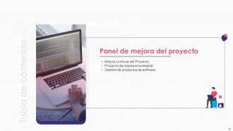 Introducción a las diapositivas de presentación de PowerPoint de mejora de proyectos de software.