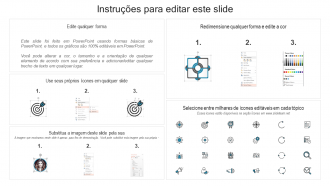 Descrição da empresa trabalho por hora apresentação ppt powerpoint mostrar design gráfico