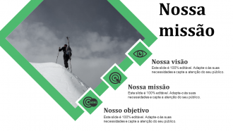 Slides de apresentação em PowerPoint do cronograma do projeto