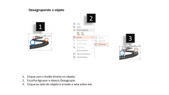 Roteiro com vários ícones, sucesso, conquista, design plano, powerpoint