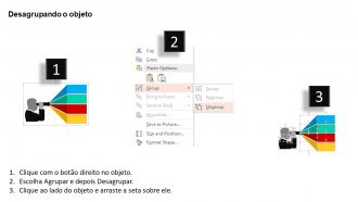 Visão futura para comunicação empresarial e questões financeiras design plano de powerpoint